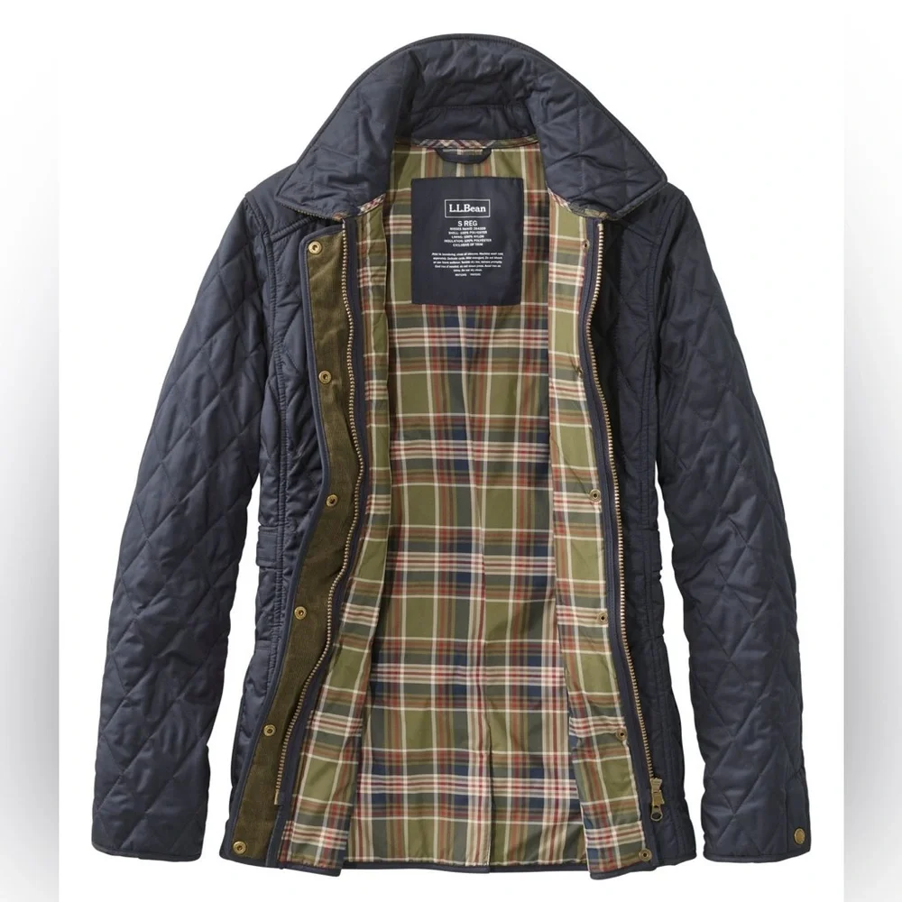L.L. Bean Quilted Riding Jacket - Picture 4 of 5
